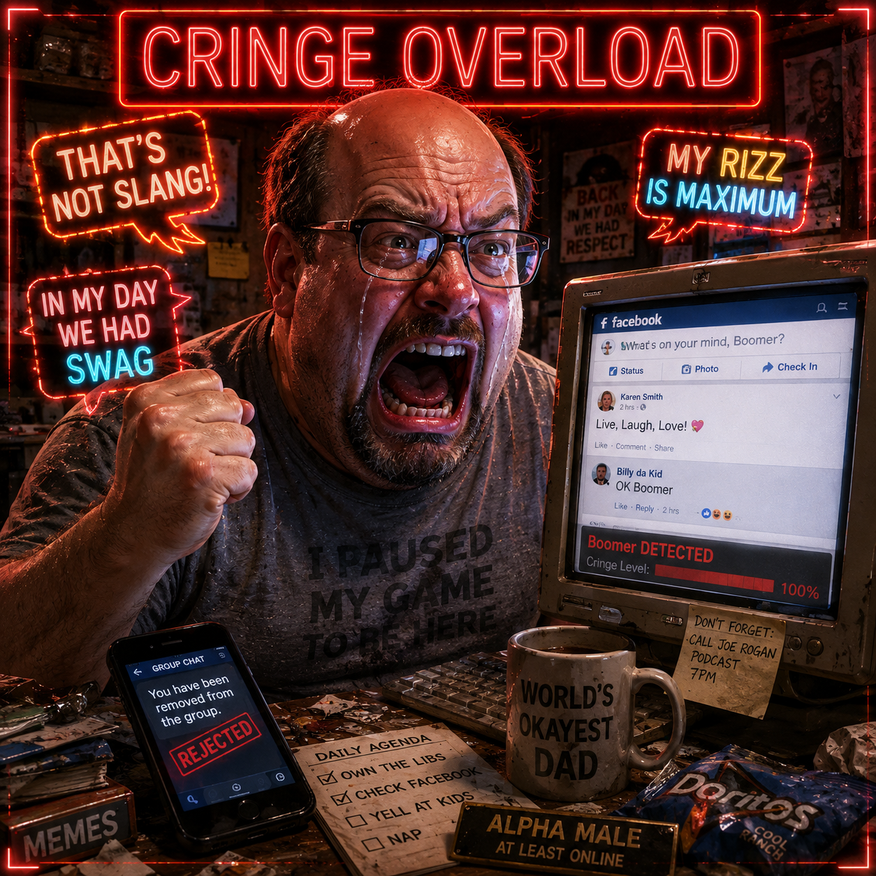 Cheugy Boomer Bingo